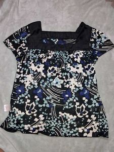 Stylish  Y2K Floral Print Square Neck Top🌸