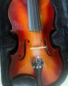 Classic Violin with Case and Bow