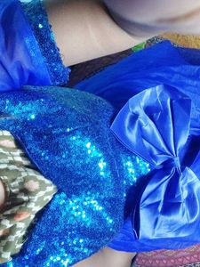 Royal Blue Tulle Gown