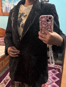 Black tweed Blazer