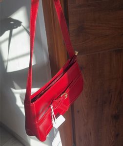 Chic Cherry Red Hobo Bag 🍒