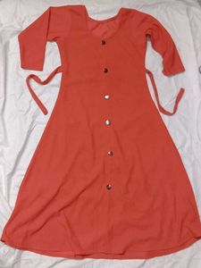 Red One piece with Free delevery charges no t