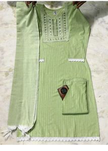 Elegant Green Kurta Set with Dupatta