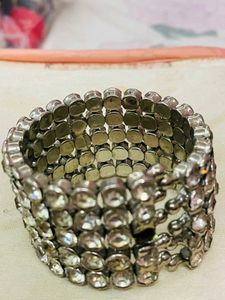 Sparkling Silver Tone Bracelet