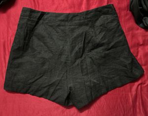 Stylish Black High-Waisted Shorts