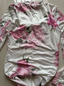 Chic Floral Print Ruched Dress
