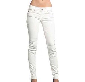 Classic White Denim Jeans