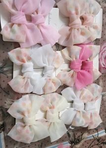 Cute Pink Polka Dot Hair Bows