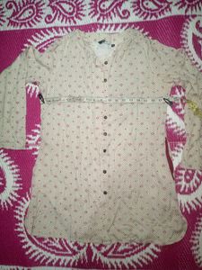 Patterned Button-Down Top