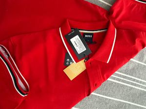 BOSS Red Polo Shirt L Size