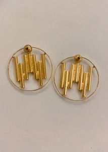Geometric Bar Drop Earrings