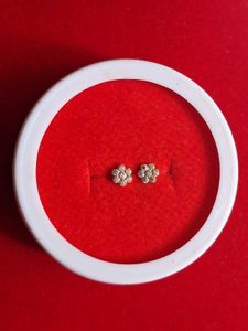 Sparkling Flower Stud Earrings