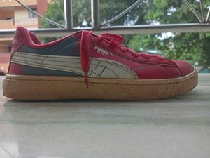 Red Puma Sneakers