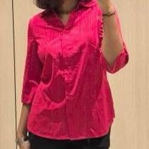 Self Pattern Red Shirt