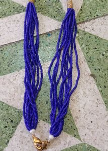 Blue Beaded Necklace