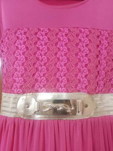 Pink Lace Dress