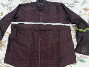 Summer Sale 🔥Elegant Deep Plum Silk Shirt