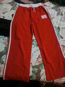 Comfortable Red Track Pants