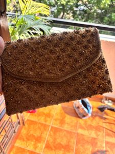 Elegant Beaded Party Clutch