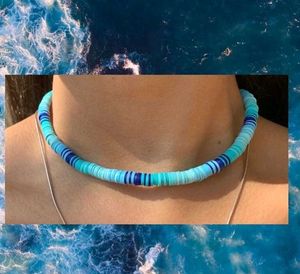 Ocean Blue Beaded Necklace