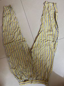 Yellow Floral Print Cotton Dress