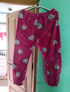 Length 35,Cute Teddy Bear Pajama Pants