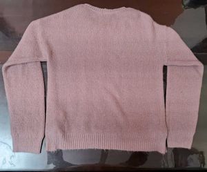 Sparkly Pink Knit Sweater