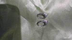 Unique Honeycomb Silver Earrings