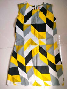 Trending Multicolor Printed Short Dress For Women