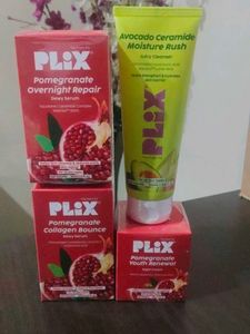 PLIX Pomegranate Skincare Set & Cleanser