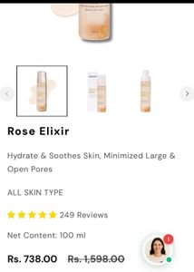 Rose Elixir Face Toner Spray