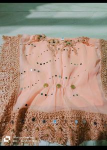 Beautiful Peach Lehenga Choli