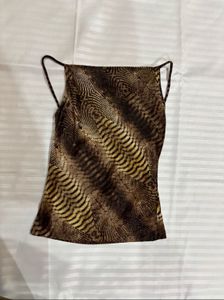 Roberto Cavali inspired Abstract Top