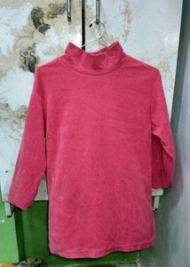 Ribbed Mock Neck Top