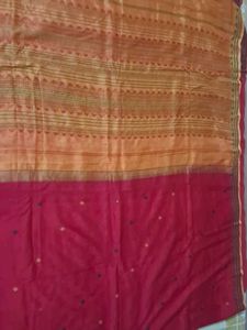 Vintage Red & Gold Saree(with tailored blouse)