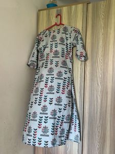 Pretty Printed Cotton Kurta