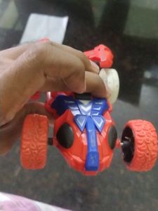RC Stunt Car Toy one tyre replaced