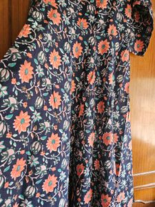 Floral Kurta cum Middi dress