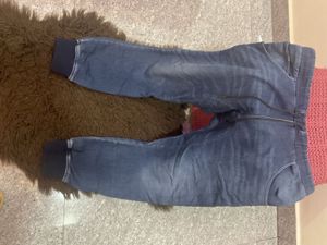 Stylish Blue Denim Joggers