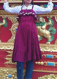Purple Layered Dress