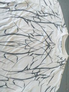 White Shein T-Shirt Very Nice Trending
