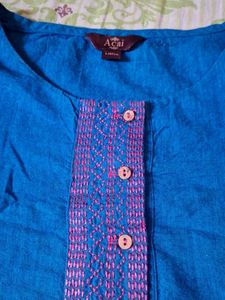 Vibrant Blue Kurta