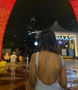 Zara Heart Print Deep Back Skater Dress