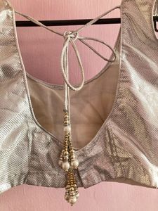 Silver Sequenced Party Wear