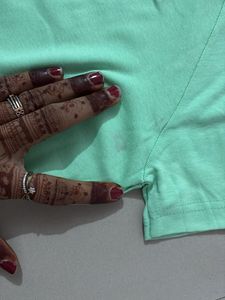 Mint Green Basic T-Shirt
