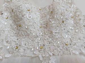 Elegant White Wedding Dress