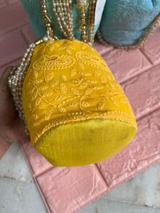 Beautiful Blue Potli Bag