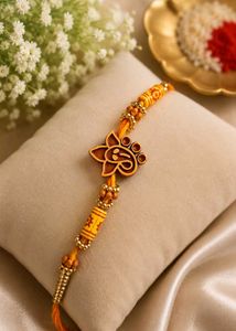 Set of 6 Handcrafted Rakhi With Roli Chawal