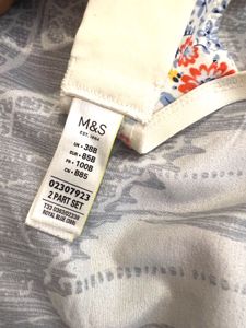 Floral Print Lightly Padded Non-Underwire Bra