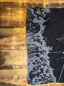 Spider Web Graphic Black T-Shirt
